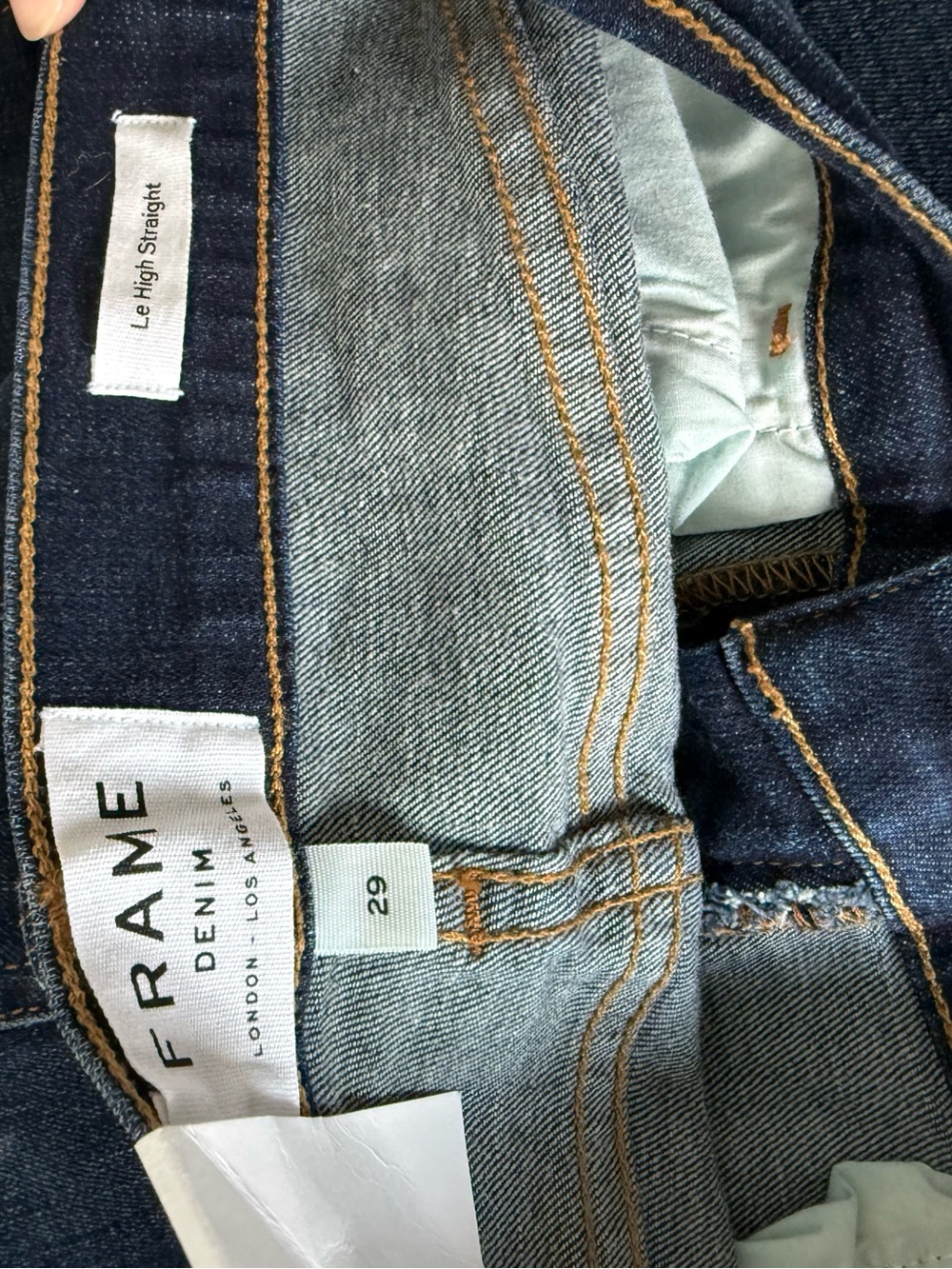 NWT Frame Le Straight Snap Away Ankle Mid Rise Jeans Size 29 - Picture 7 of 11
